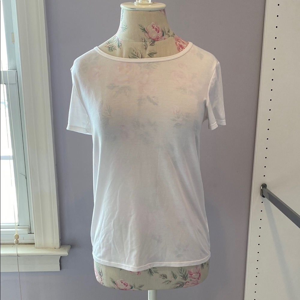 Zella Classic White Short Sleeve Tee